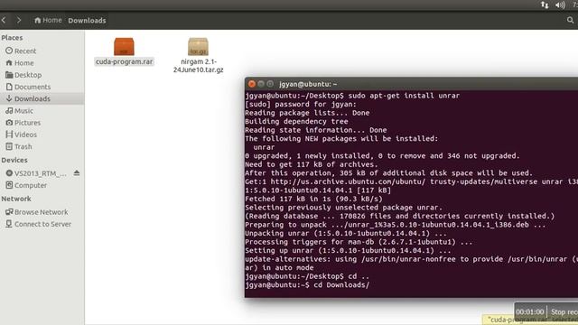 How to open RAR (.rar) files on Ubuntu Operating System смотреть онлайн