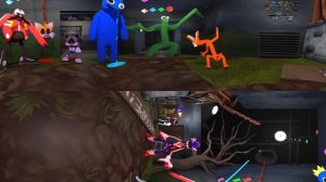 Rainbow Friends Vs Sonic exe animation 360° FNF