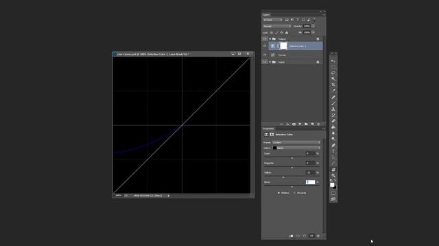 A PSD That Shows You What Every Adjustment Layer Is Doing Via Curves смотреть онлайн