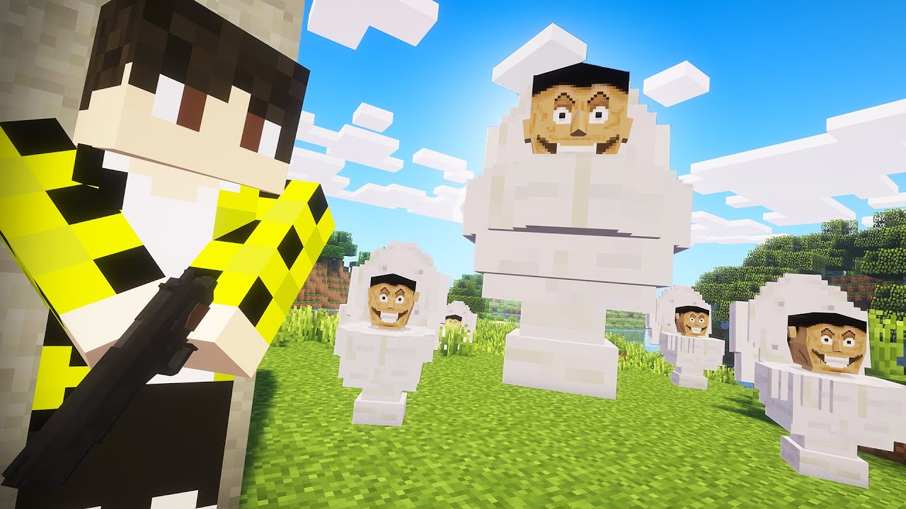 ПЕРВЫЕ СКИБИДИ ТУАЛЕТЫ! День 1 СКИБИДИ ТУАЛЕТЫ В МАЙНКРАФТ СЕРИАЛ SKIBIDI TOILET MINECRAFT смотреть онлайн