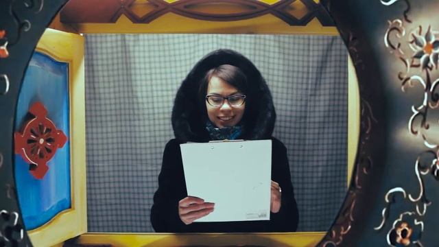 Окно в сказку: Леночка читает отрывок из "Сказка о золотом петушке" смотреть онлайн