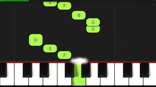 Kalinka I Beginner Piano Tutorial Easy Sheet Music with Letters for Absolute Beginners I SLOW смотреть онлайн