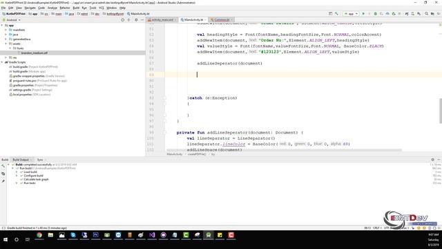 Kotlin Android Tutorial - Create PDF and print with Wifi Printer смотреть онлайн