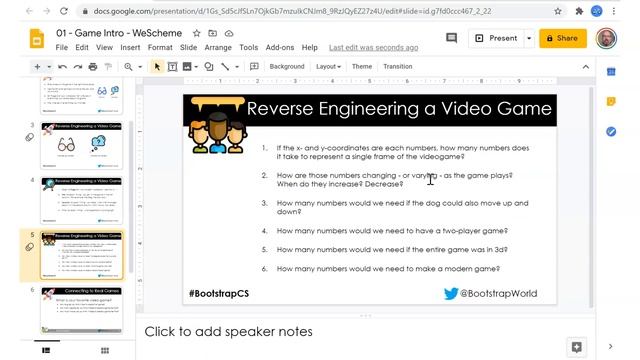 Bootstrap Algebra Prep Fall 2020 - 01 Game Intro смотреть онлайн