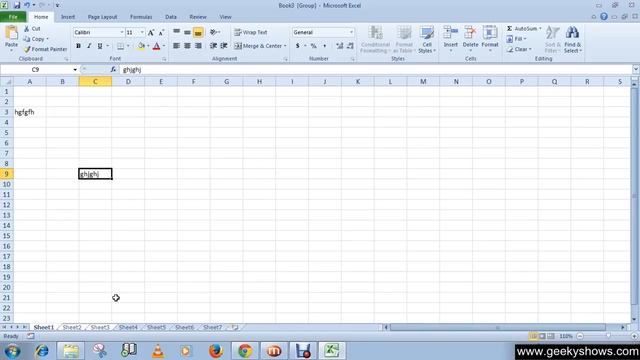 Microsoft Office Excel 2010 Group or Ungroup Worksheet смотреть онлайн