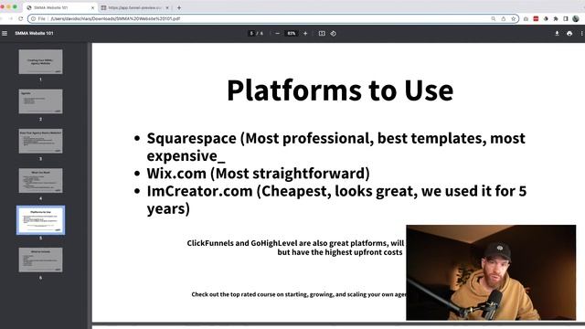 How to Make Your SMMA Website (FREE Template, what to include, checklist, and more)! смотреть онлайн