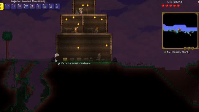 terraria Mac gameplay part 8 (Santa bunny and present slime) смотреть онлайн