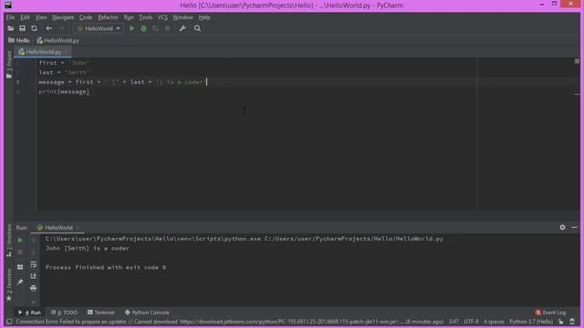 08- Formatted Strings in Python смотреть онлайн