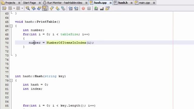 How to Create A Hash Table Project in C++ (Part 8) Print Table Function смотреть онлайн