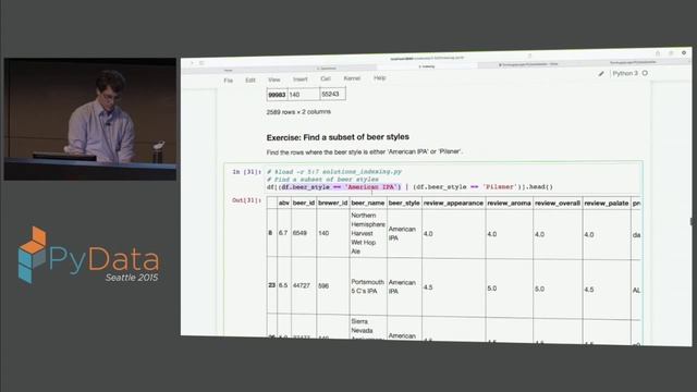 Tom Augspurger: Pandas: .head() to .tail() смотреть онлайн