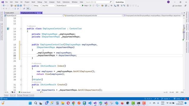 Fix: System.NullReferenceException : object reference not set to instance of an object ASP.NET CORE смотреть онлайн