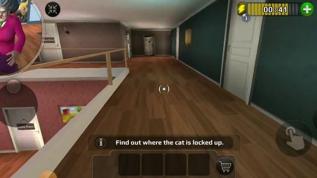 Find out where the cat is locked up. scary teacher 3d chapter 1 gameplay. смотреть онлайн