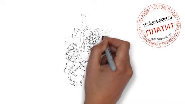 Незнайка на Луне Как правильно нарисовать поэтапно Незнайку и его друзей смотреть онлайн