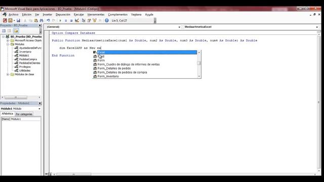 Utilizar las funciones de Excel en Access смотреть онлайн