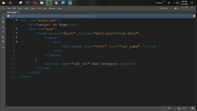 Responsive E Learning Website Development In PHP With PDO Part 21 Creating Contact Us Page смотреть онлайн