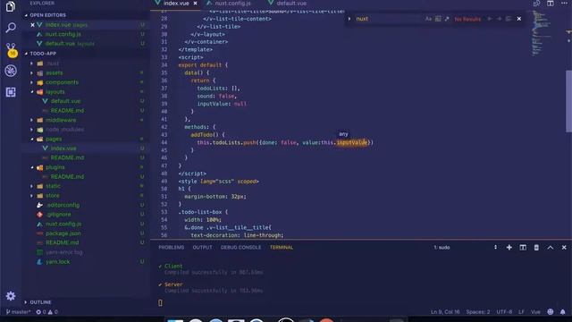 nuxt로 시작하는 todo app 6편 : todo 기능 추가하기 смотреть онлайн