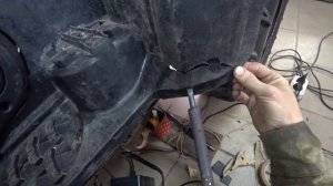 Ремонт подножки квадроцикла.