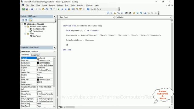 Excel VBA Code Sort Listbox Ascending Descending Order смотреть онлайн