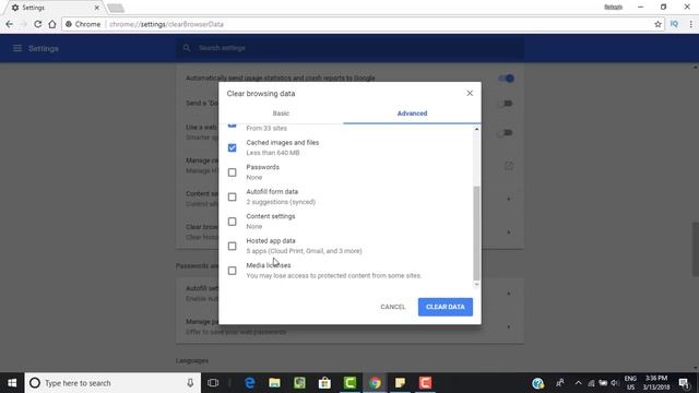 Clear Cache and Delete Cookies and browsing History in Google Chrome смотреть онлайн