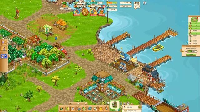 Маленькие хитрости Big Farm Стройка доков смотреть онлайн