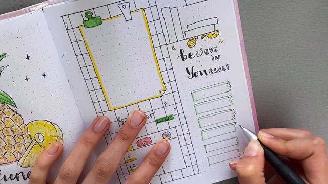 ЗАПОЛНЕНИЕ ЕЖЕДНЕВНИКА | ИЮНЬ 2020 | Bullet Journal | JUNE