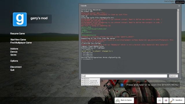 How To Go Third Person In Gmod 2017 (QUICK & EASY) - How To Go Third Person In Garry's Mod Tutorial смотреть онлайн