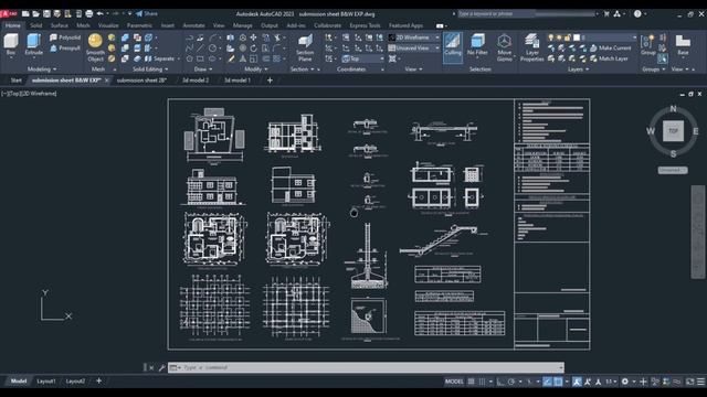 AutoCAD Drawing | AutoCAD Course | Complete AutoCAD Floor Plan/ Elevation/ Section/ 3D Course (2023
