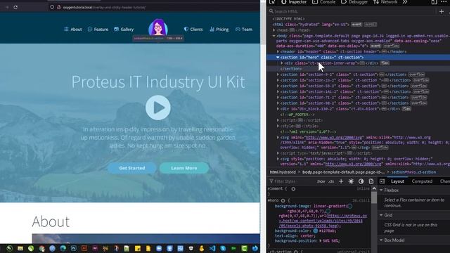 Build a customizable header with Overlay and Sticky functionalities | Oxygen Builder Tutorial смотреть онлайн