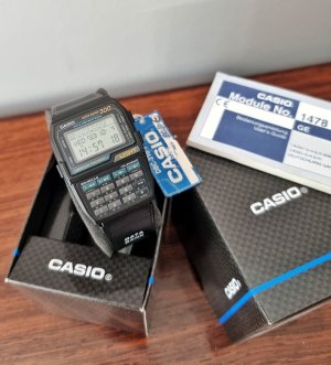 Редкие винтажные часы Casio DBC-310 с калькулятором  Ретро Цифровые кварцевые часы-1983-год