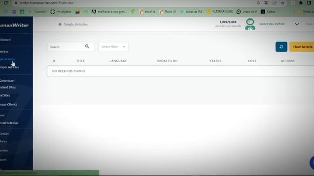 Como usar o HumanWriter para gerar posts automáticos para o seu blog смотреть онлайн