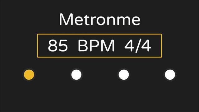 Metronome | 85 BPM | 4/4 Time (with Accent ) смотреть онлайн