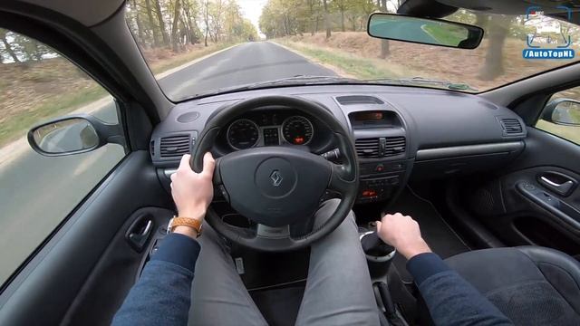 RENAULT CLIO V6 PHASE II REVIEW POV Test Drive by AutoTopNL смотреть онлайн