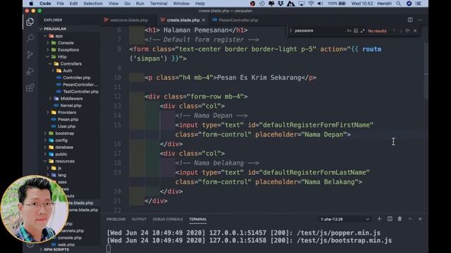 MEMBUAT TOKO ONLINE DENGAN LARAVEL 6 TUTORIAL LARAVEL UNTUK PEMULA EP #7 смотреть онлайн