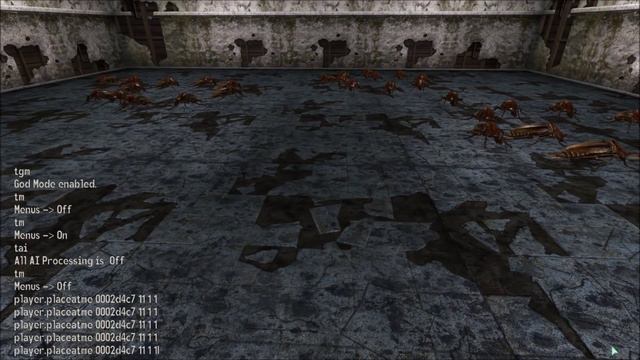 Fallout 3 Npc Battle 1 (55 radroaches vs 2 deathclaws) смотреть онлайн