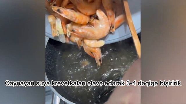Krevetkanın hazırlanması. Как приготовить креветки смотреть онлайн