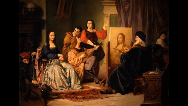 Leonardo da Vinci painting the Mona Lisa [Animated Painting] смотреть онлайн