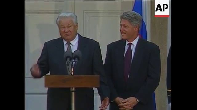 Ельцин и бил клинтон