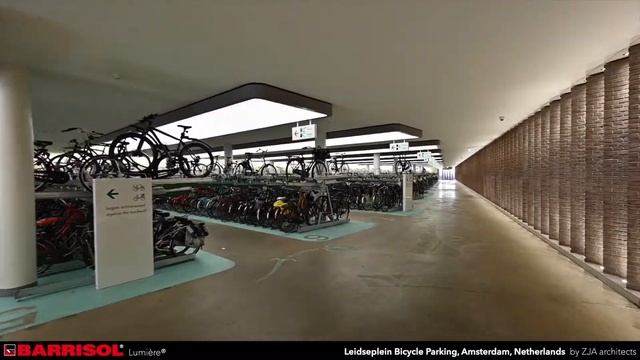 Leidseplein Bicycle Parking - Amsterdam, Netherlands (Barrisol Lumière®) смотреть онлайн