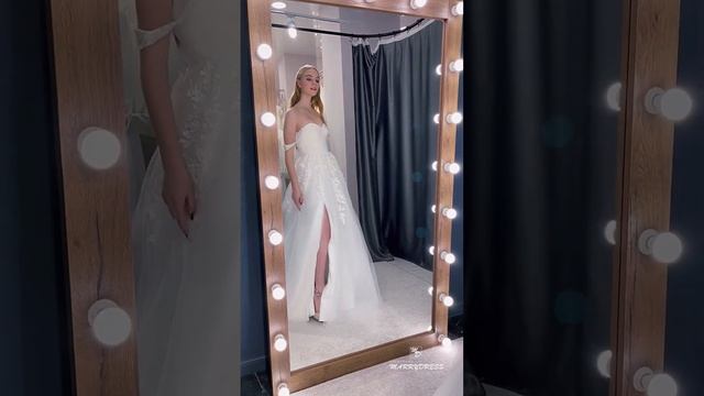 Свадебное платье с разрезом #weddingdress #свадебныеплатья #wedding #свадебныеплатьяворонеж смотреть онлайн