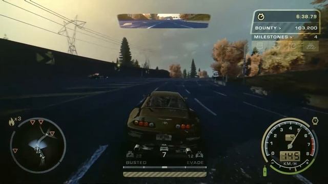 Need for Speed Most Wanted Pursuit with graphics mod смотреть онлайн