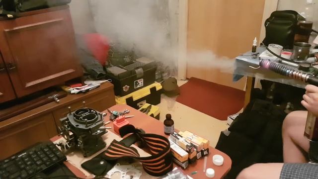 Фоггер своими руками, результат, дым машина