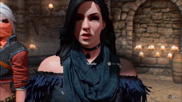 True Yennefer And Ciri, A Mod For Skyrim [HD 60FPS]
