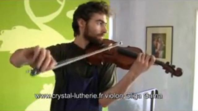 Violon Violin Gliga Gama Joue Par Un Luthier De Crystal Lutherie