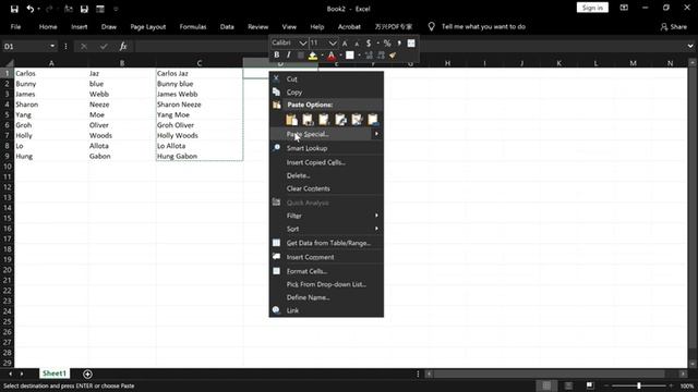 Excel How to Copy Values NOT Formula Paste Special Excel Microsoft 4K смотреть онлайн
