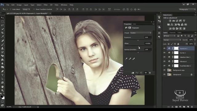 Soft Dramatic Color Effect | Alone Girl ? | Photoshop CC Color Effect Tutorial. смотреть онлайн