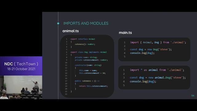 TypeScript for C++ programmers - Ólafur Waage - NDC TechTown 2021 смотреть онлайн