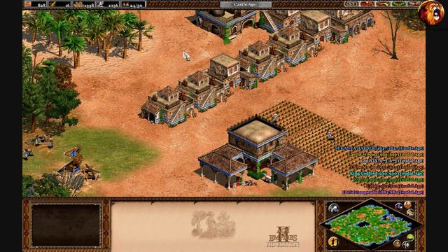 Age of Empires II: HD Edition Game Play (1 Human vs 7 CPU) смотреть онлайн