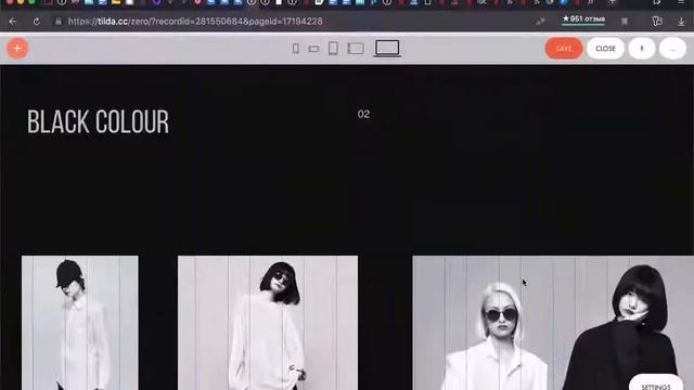 Yohji Yamamoto - верстка концепт-дизайна смотреть онлайн