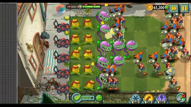 Растения против зомби 2/Plants vs Zombies 2 : миссия Catch a zombie wave смотреть онлайн