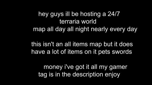 Xbox 360 terraria World hosting 24/7!!! смотреть онлайн
